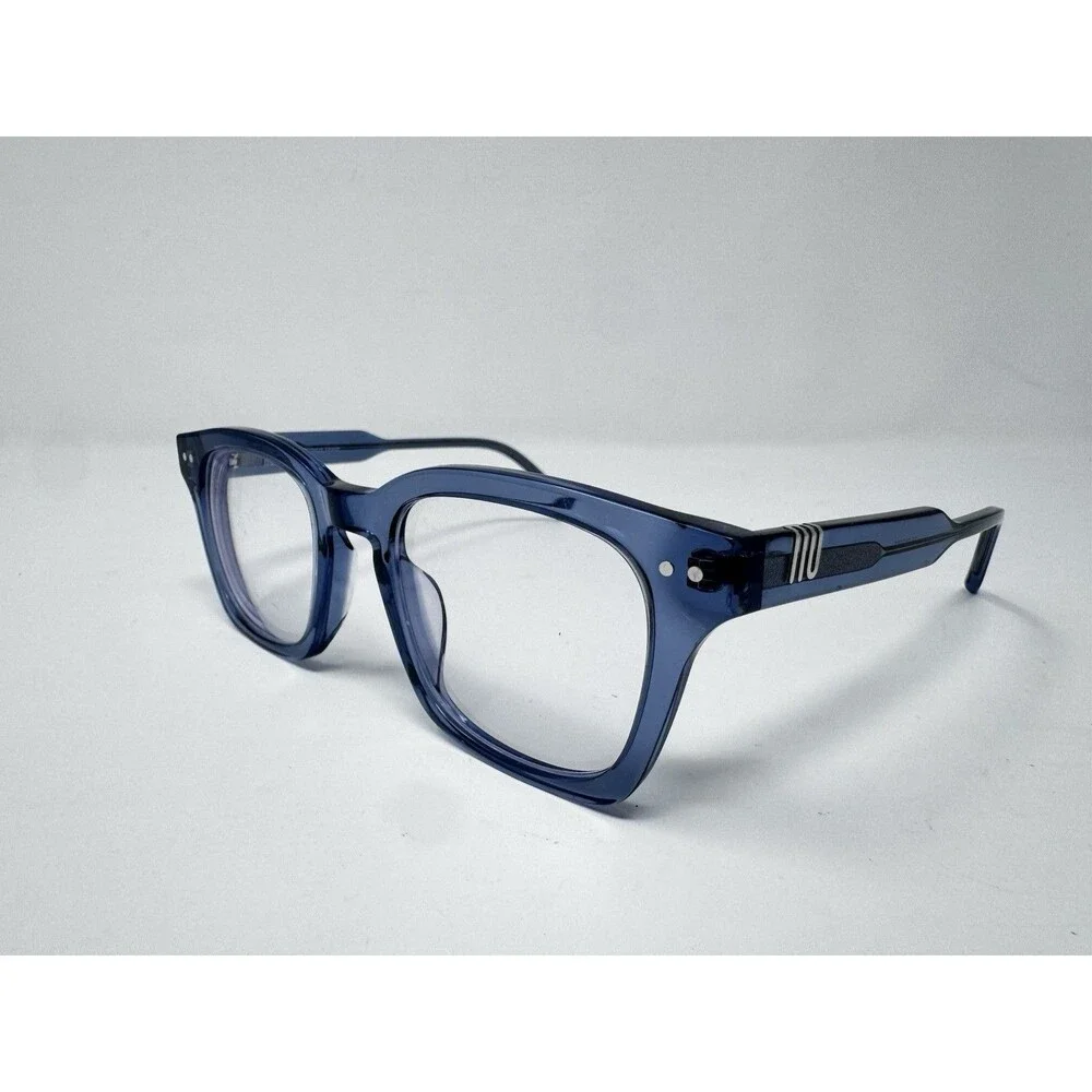Muse 35-002093 Handmade Blue Eyeglass Frames 47-21-145